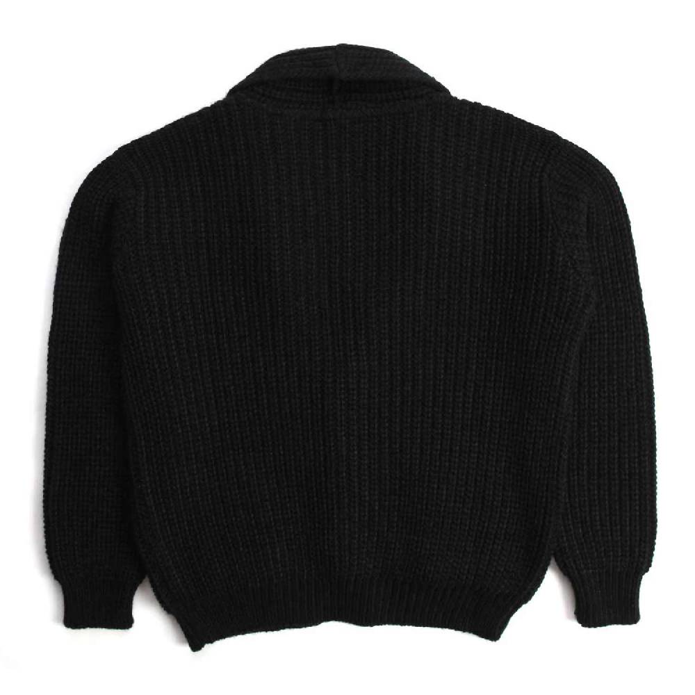 Nupkeet Ghepardo Nero – Giacca In Tricot A Coste