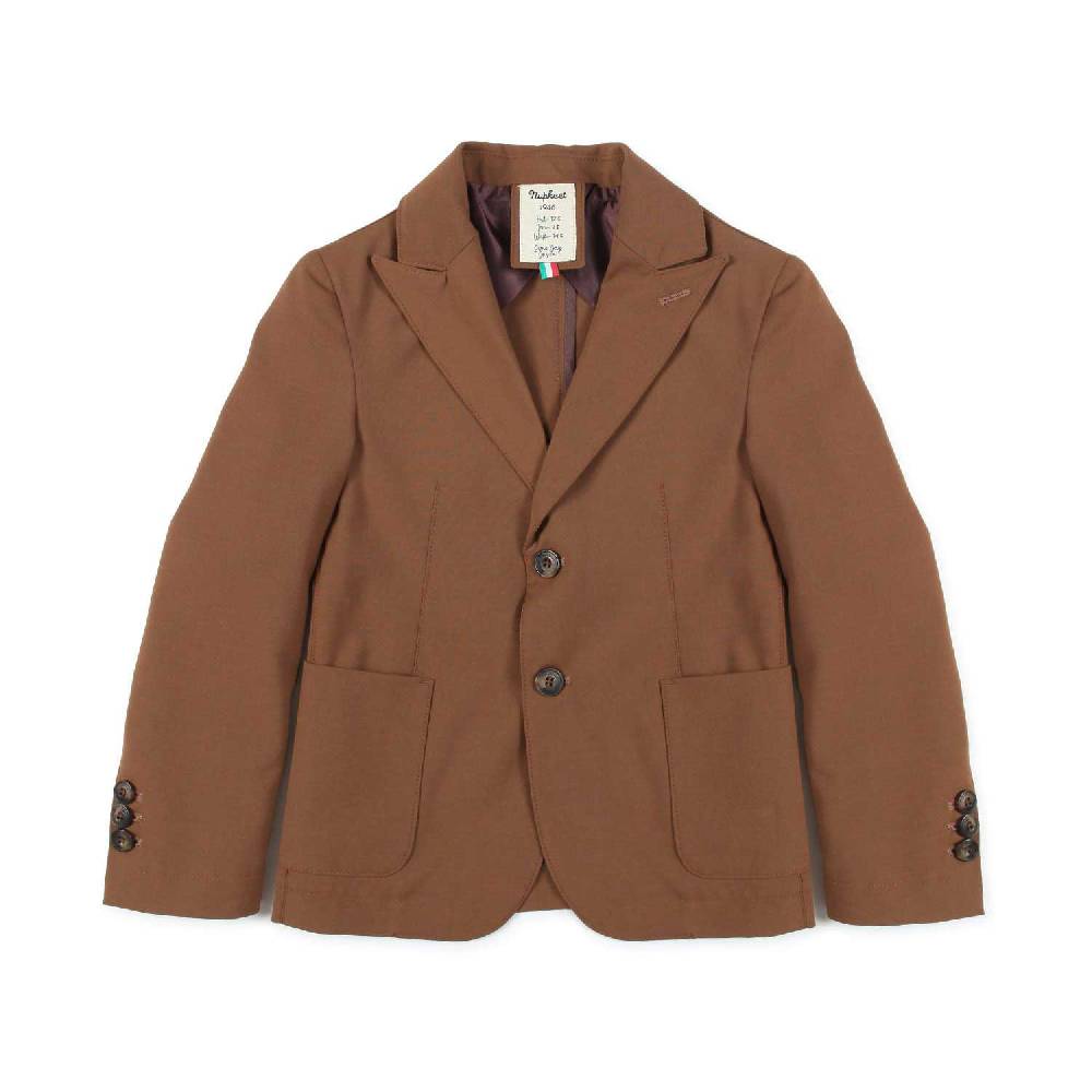 Nupkeet Giacca 2 bottoni marrone cacao Potenza