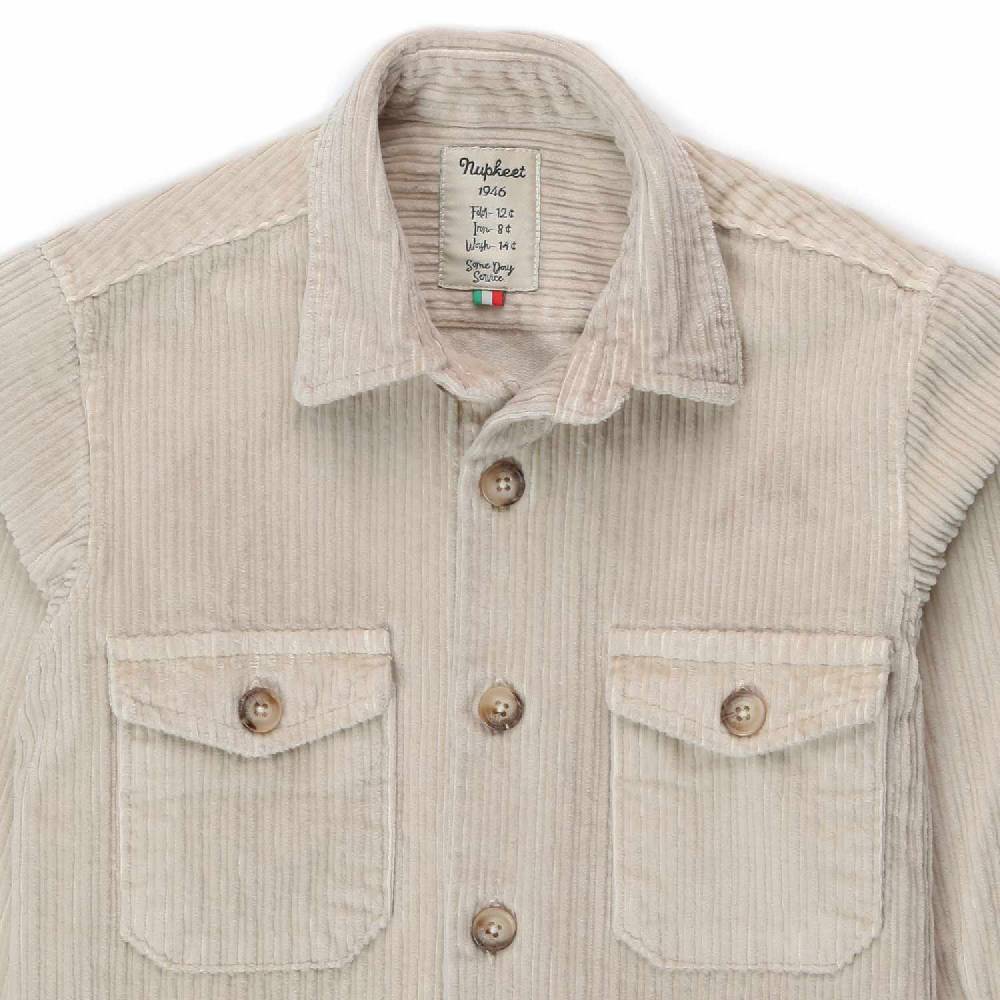 Nupkeet Giacca A Camicia Elio Panna