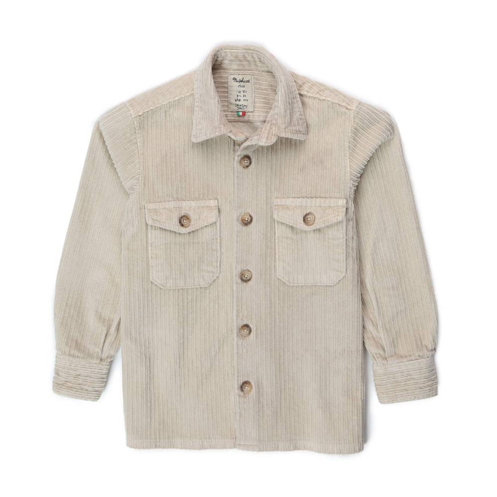 Nupkeet Giacca a camicia Elio panna