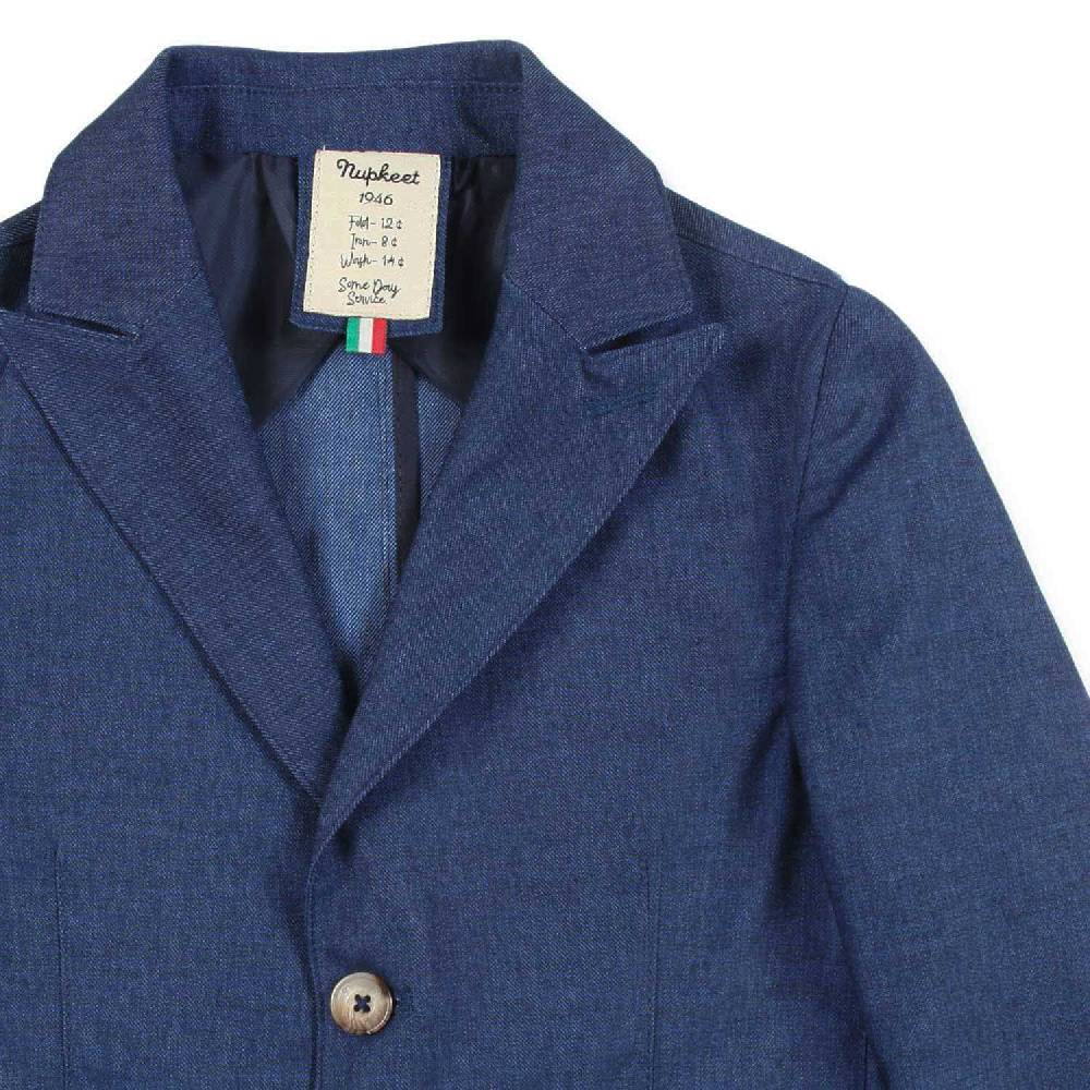 Nupkeet Giacca Blu 2 Bottoni Grosseto