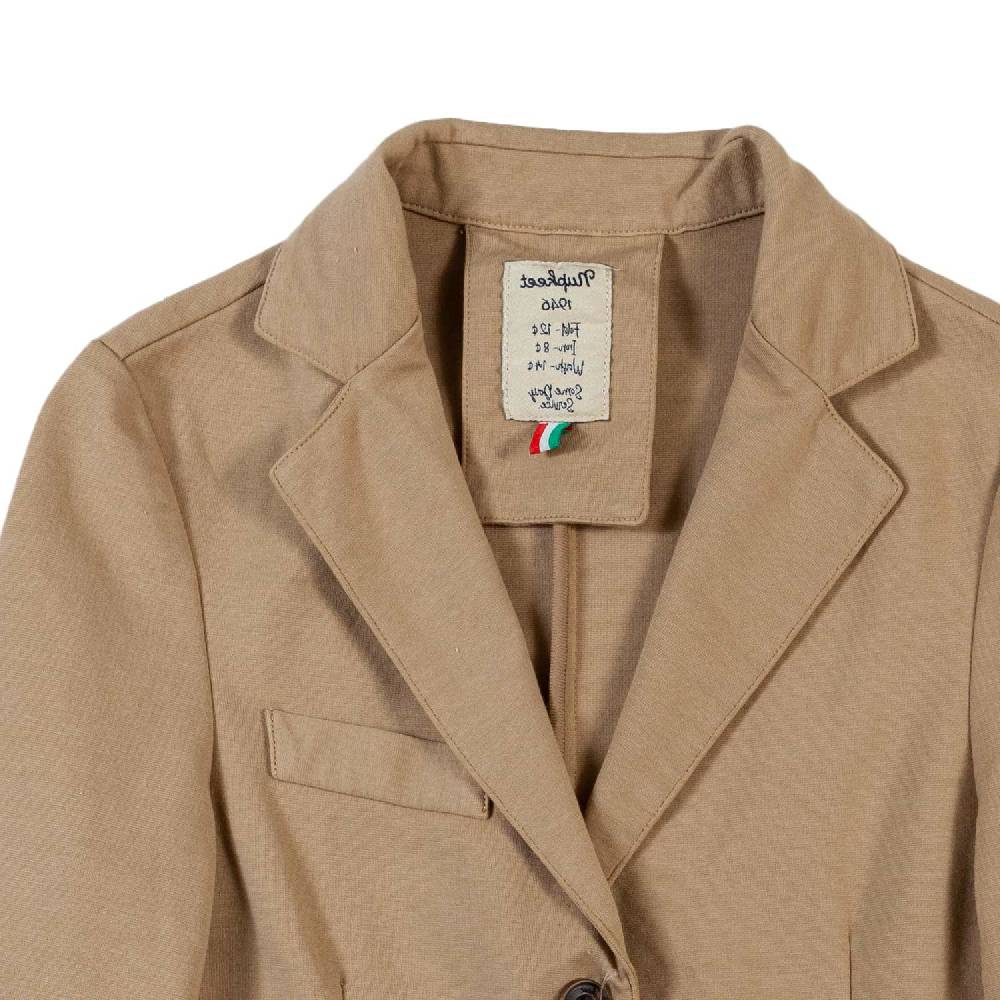 Nupkeet Giacca Due Bottoni Beige Sabbia Maratea