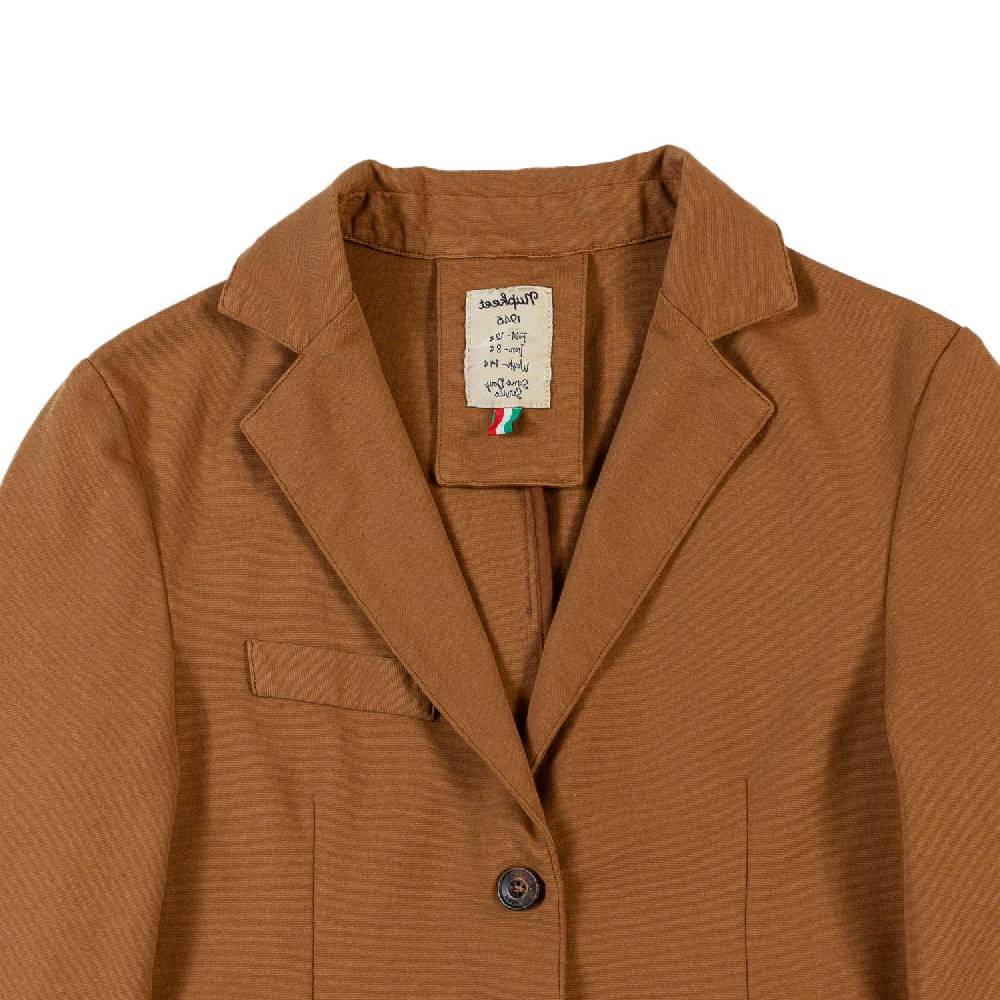 Nupkeet Giacca Due Bottoni Marrone Cacao Maratea