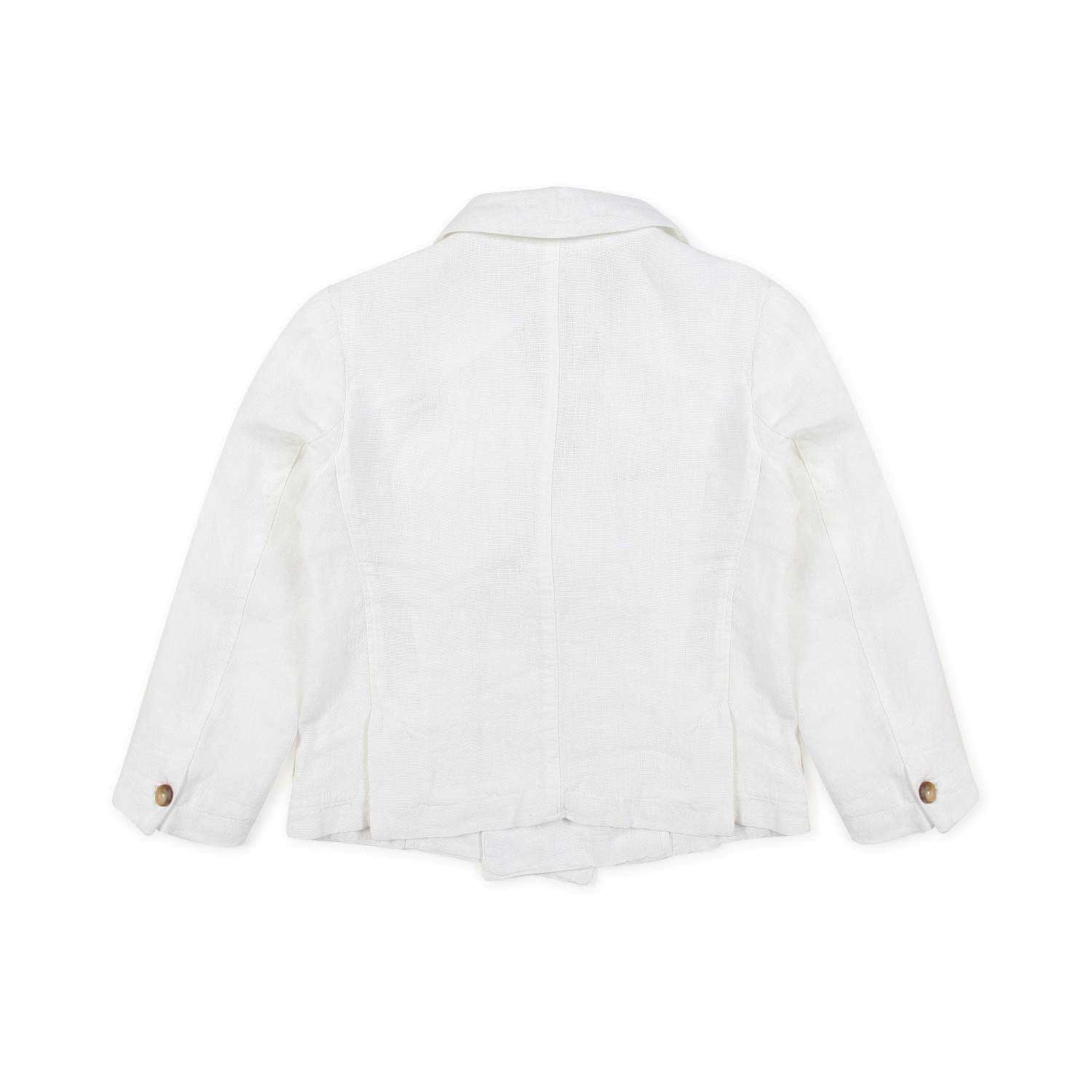 Nupkeet Giacca Lino Bianca Catania