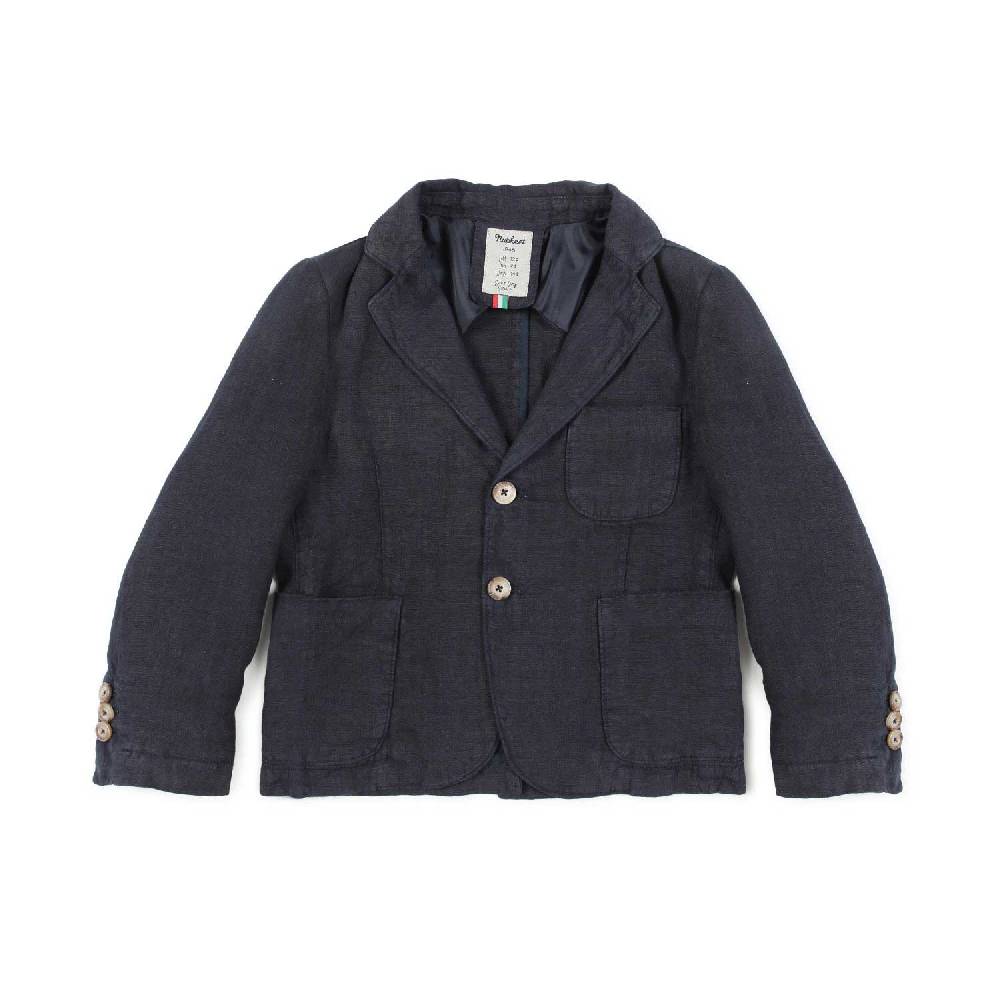 Nupkeet Giacca lino blu navy Ancona