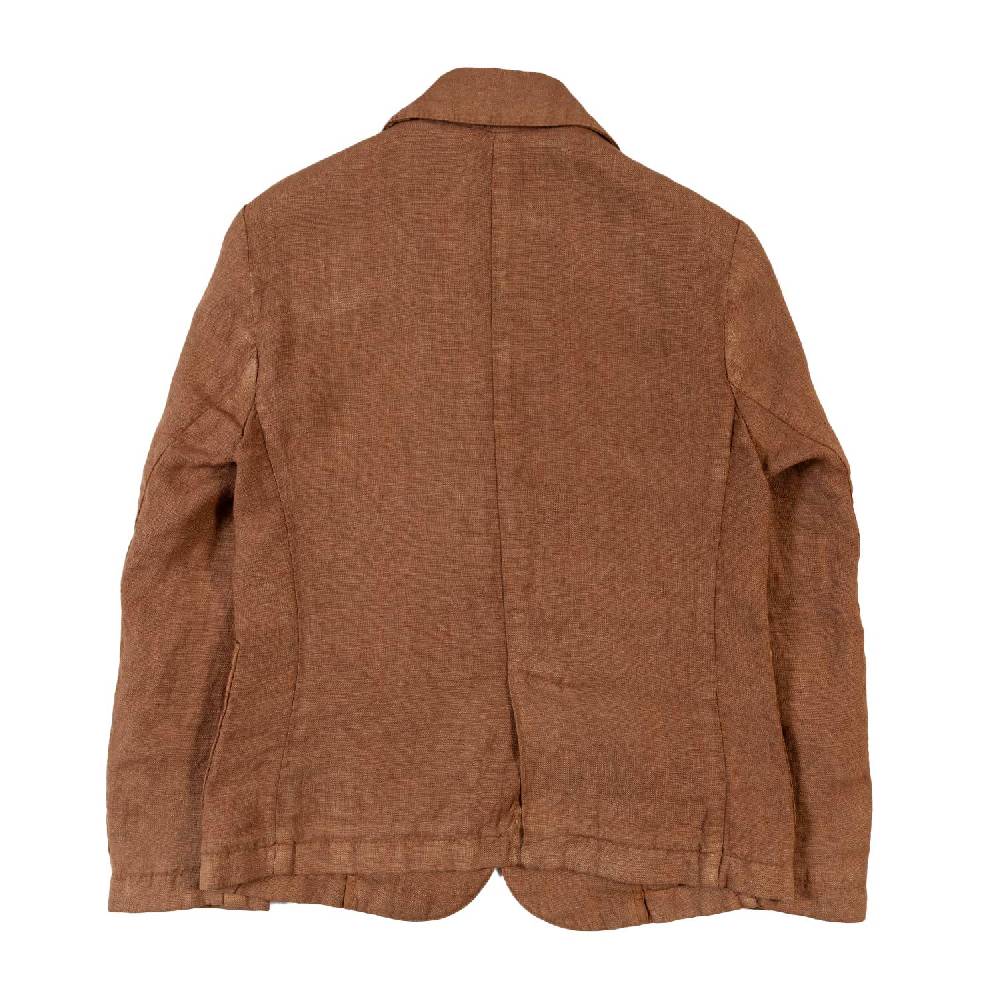 Nupkeet Giacca Lino Marrone Cacao Ancona