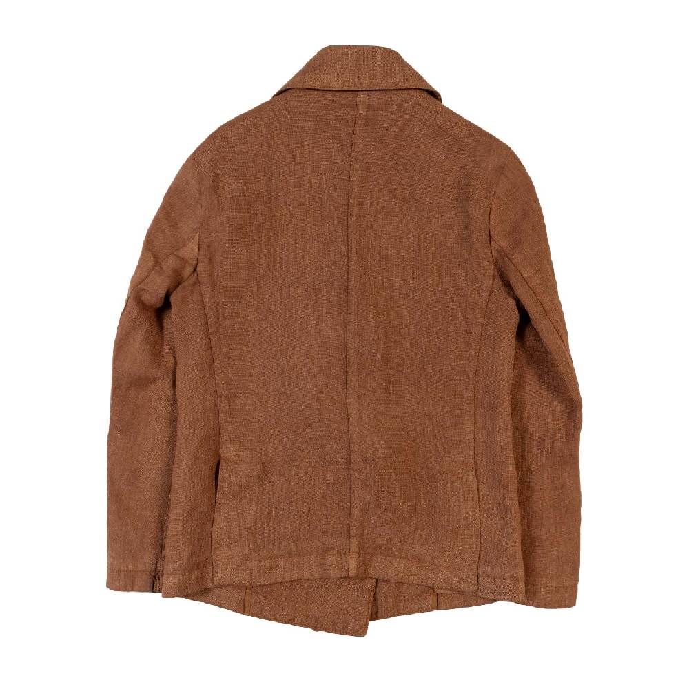 Nupkeet Giacca Lino Marrone Cacao Catania