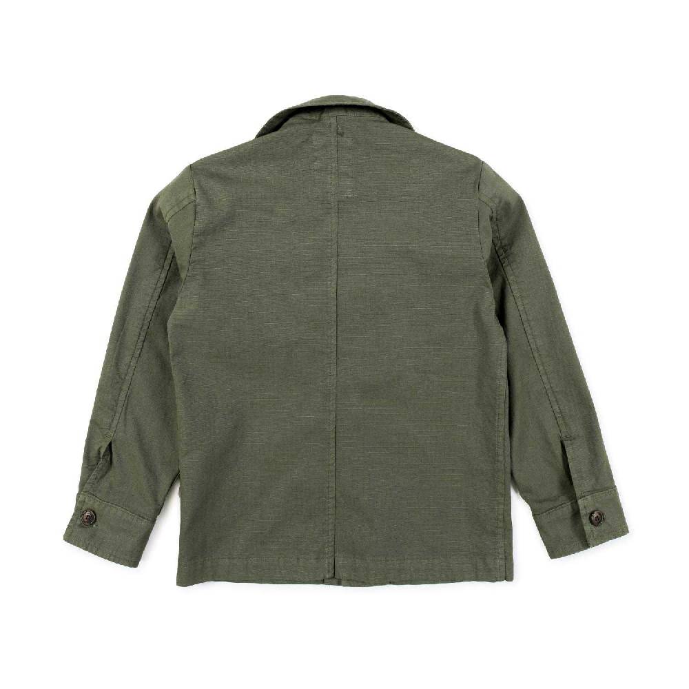 Nupkeet Giacca Sahariana Verde Militare Varese