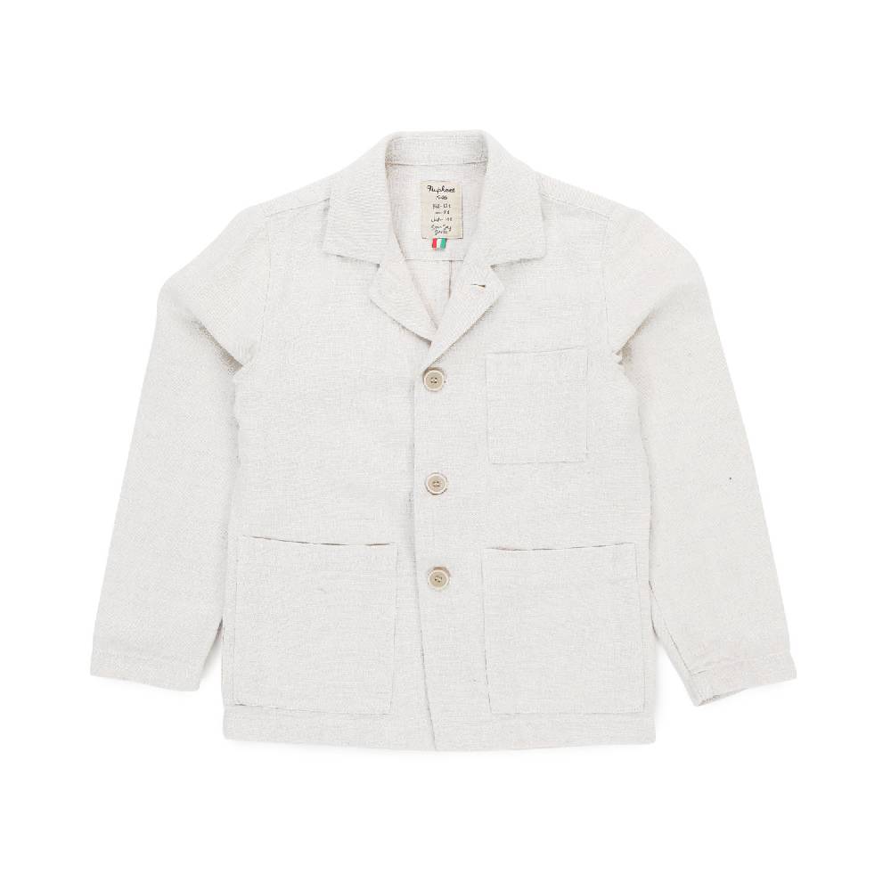 Nupkeet Giaccone misto lino Hawaii bianco