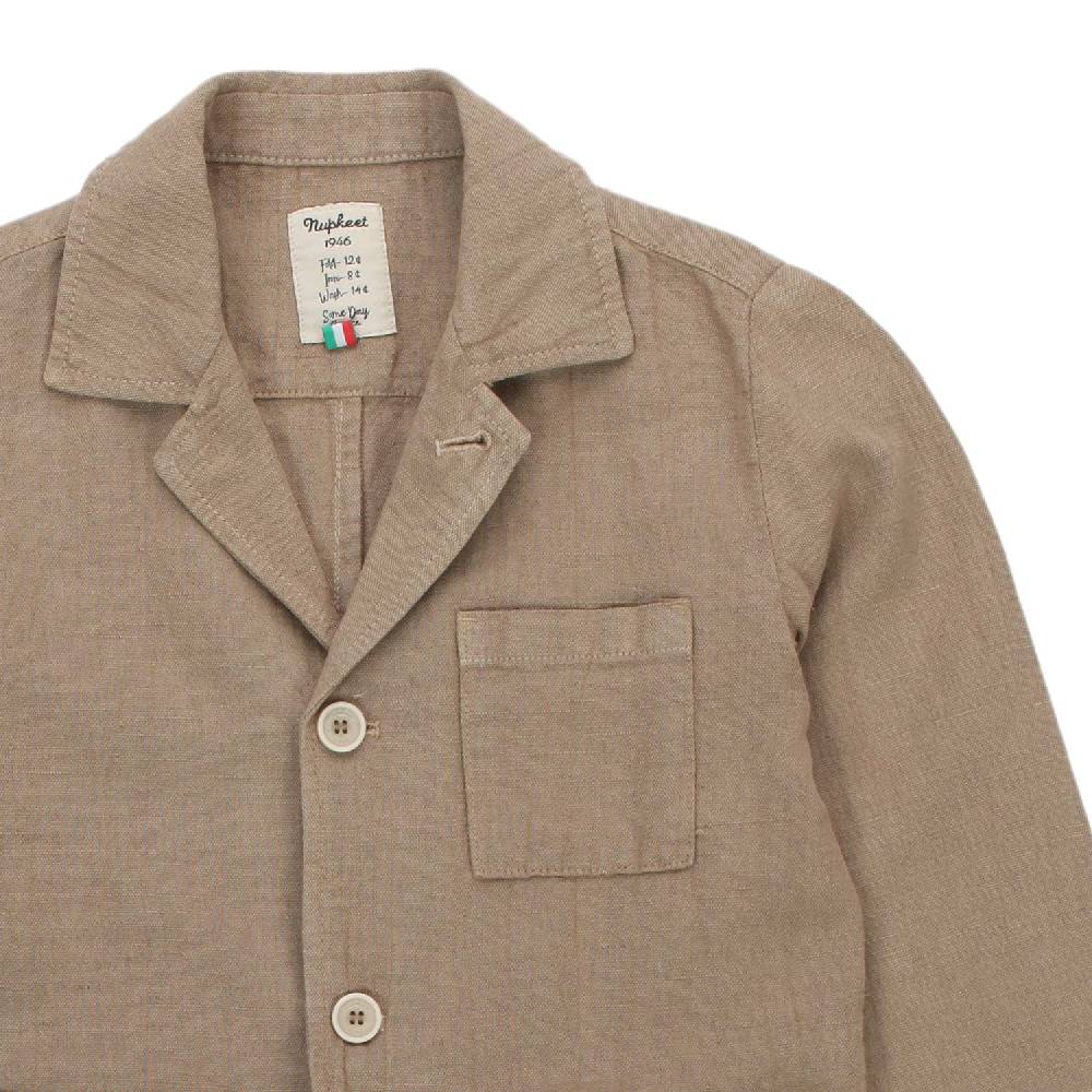 Nupkeet Giaccone Misto Lino Hawaii Deserto