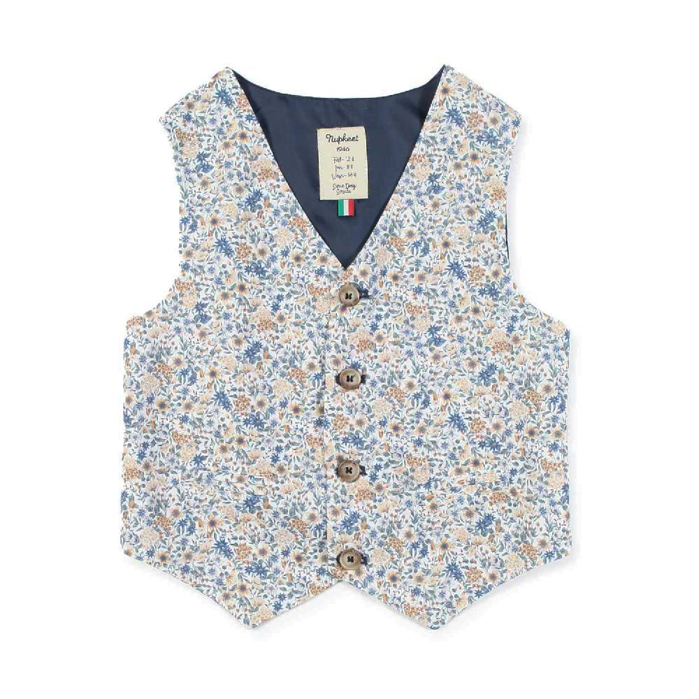 Nupkeet Gilet floreale multicolor Latina