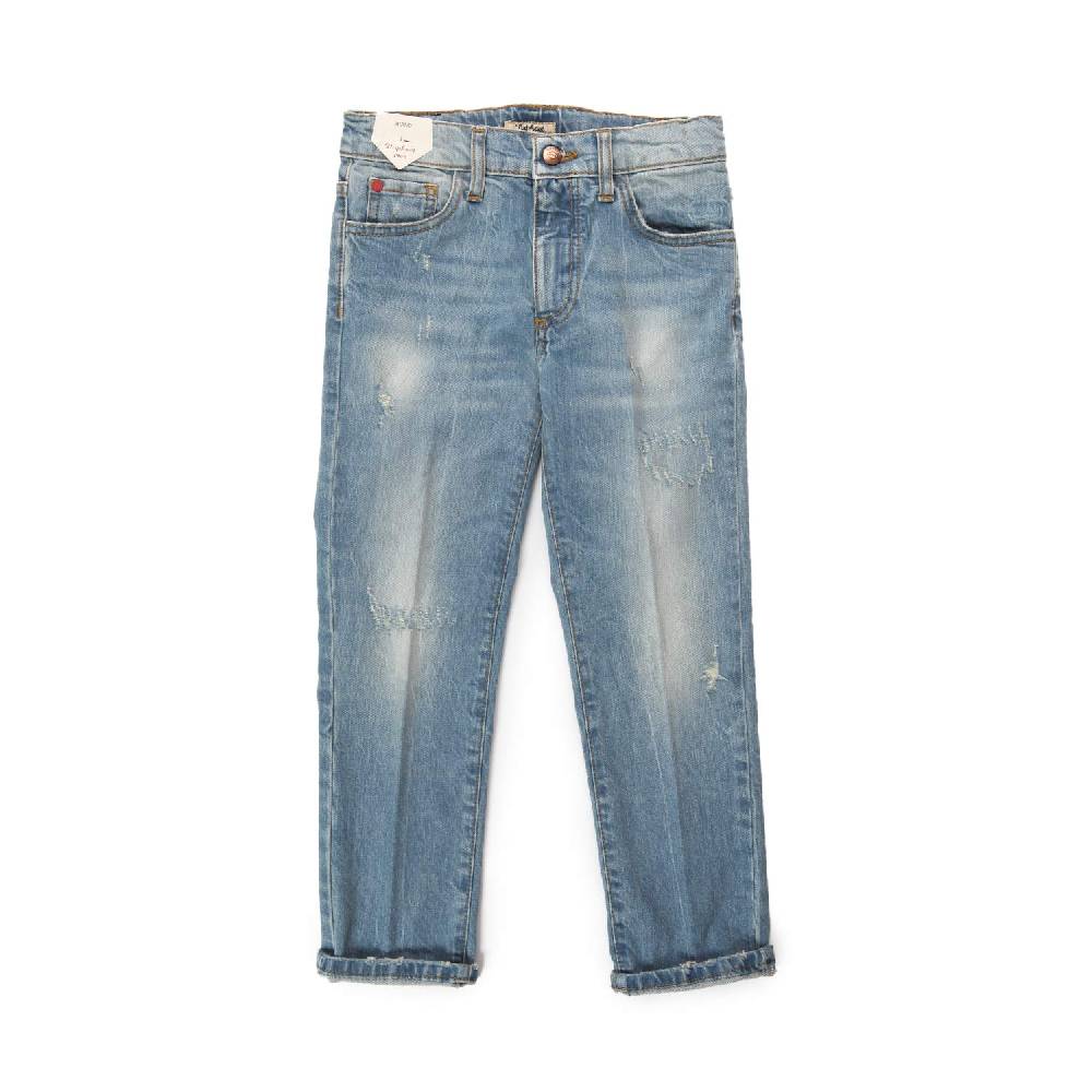 Nupkeet Jeans Augusto blu chiaro sporcato
