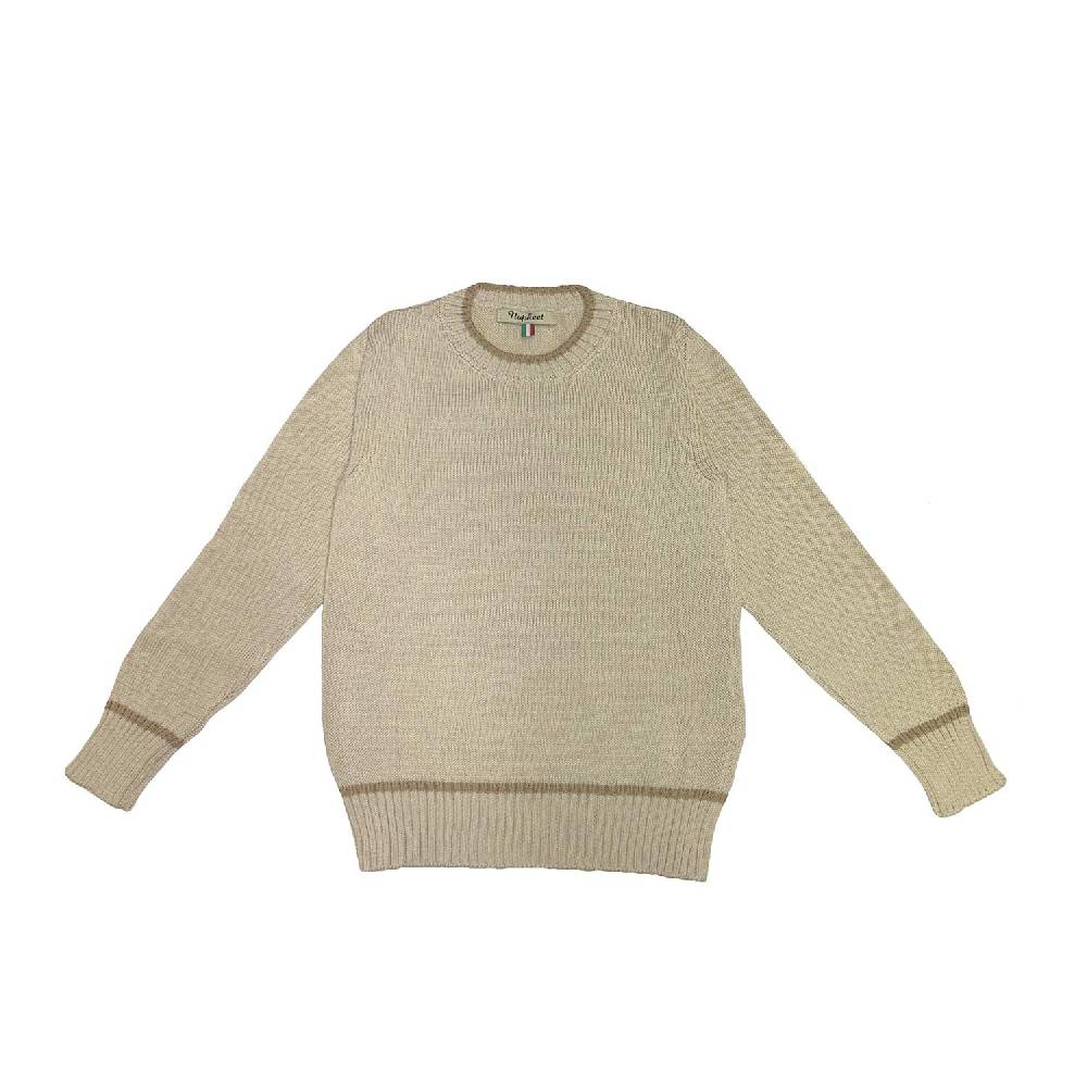 Nupkeet Maglia Girocollo Beige – Cepola