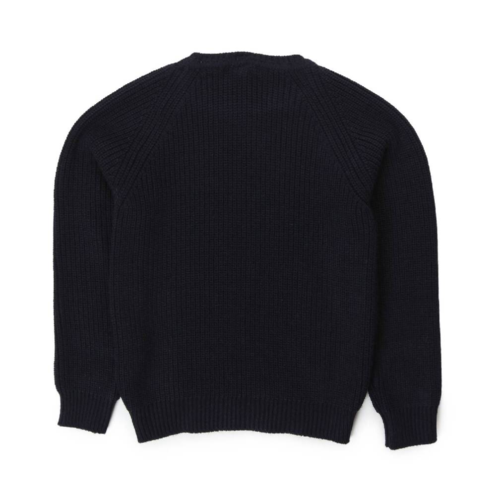 Nupkeet Maglione Alfonso Blu Navy A Coste