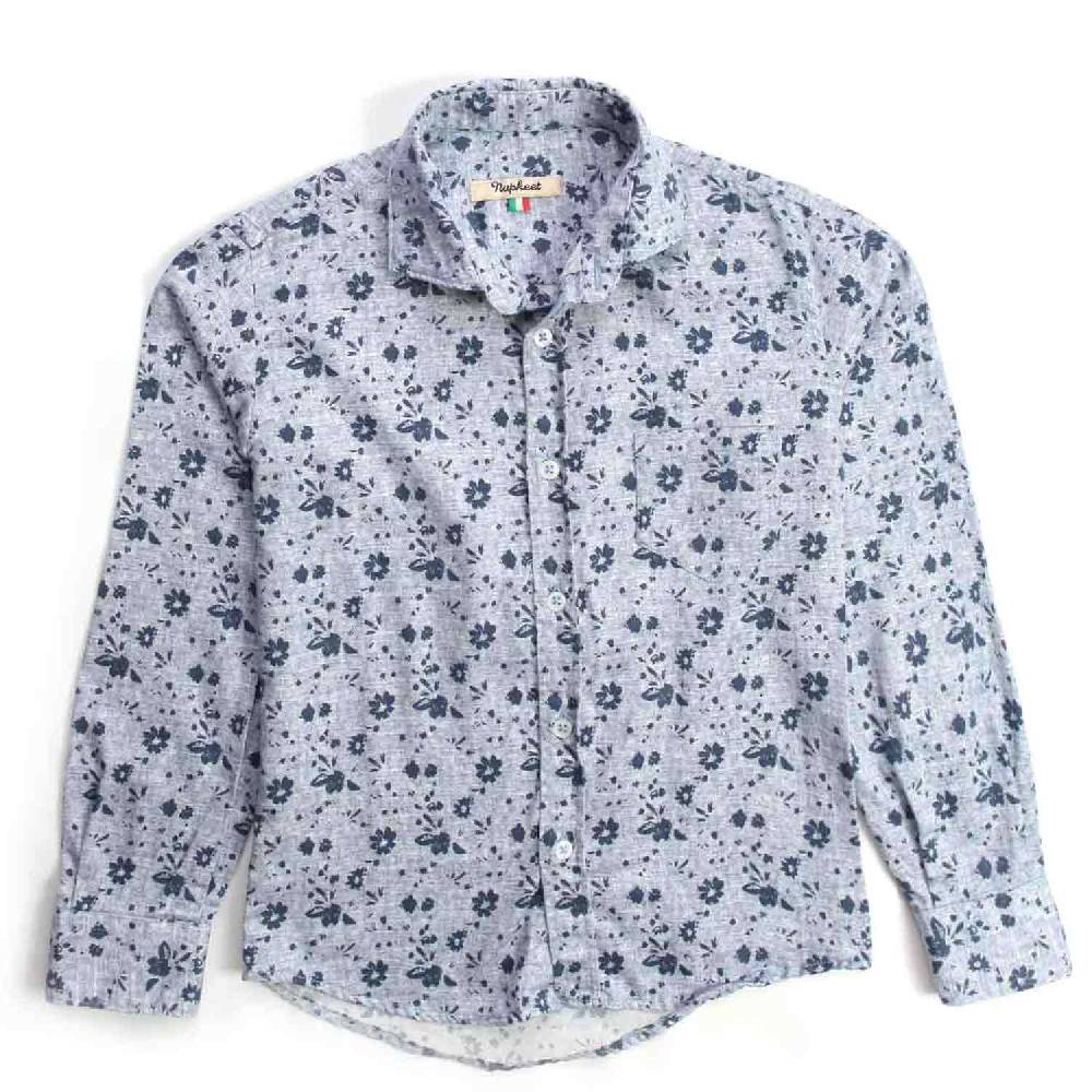 Nupkeet Murena azzurra – Camicia in flanella tartan