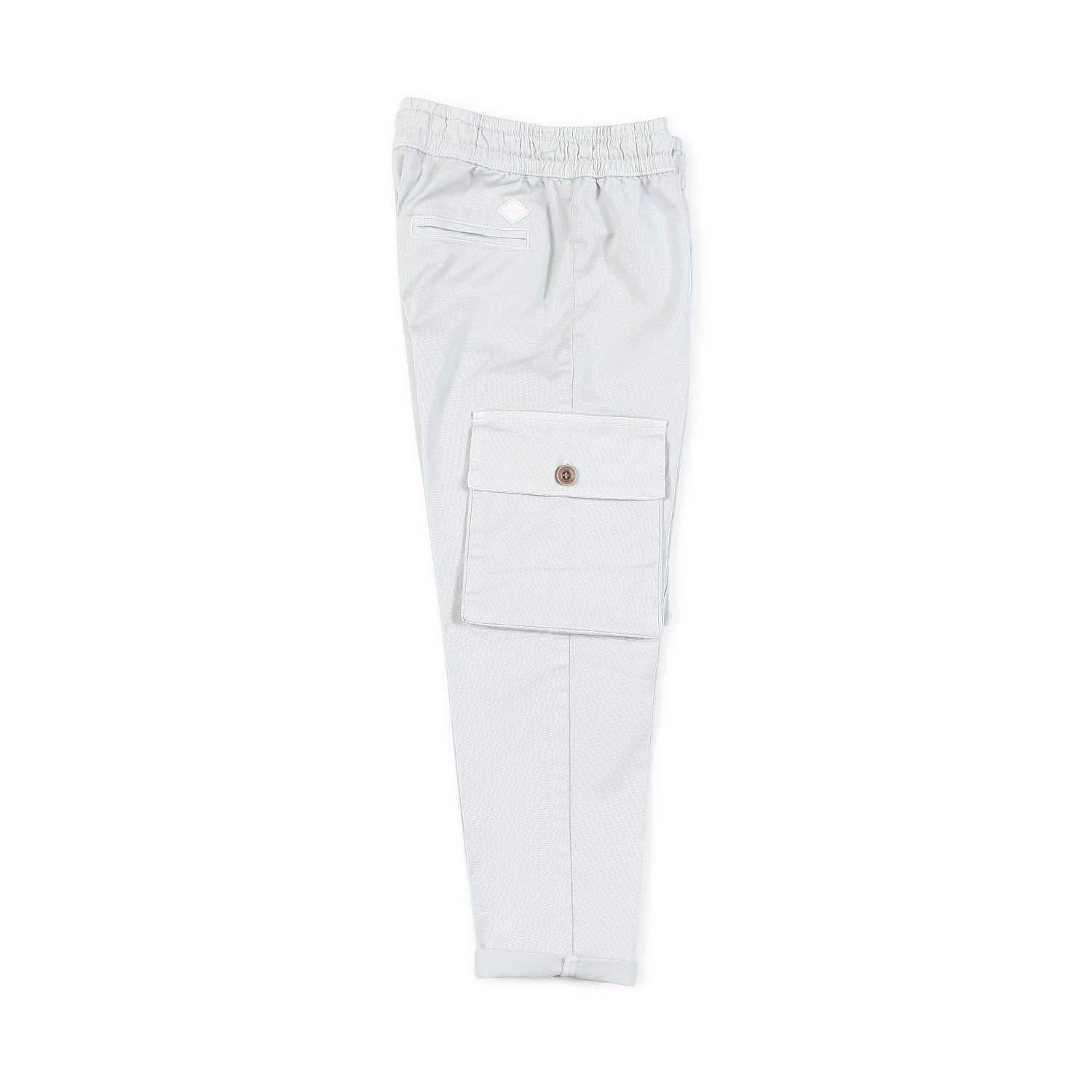 Nupkeet Pantalone Cargo Bianco Perla Verona