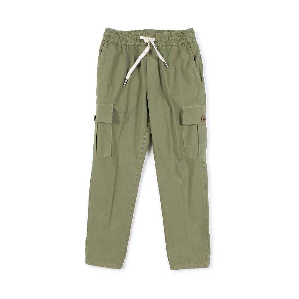Nupkeet Pantalone cargo verde militare Udine
