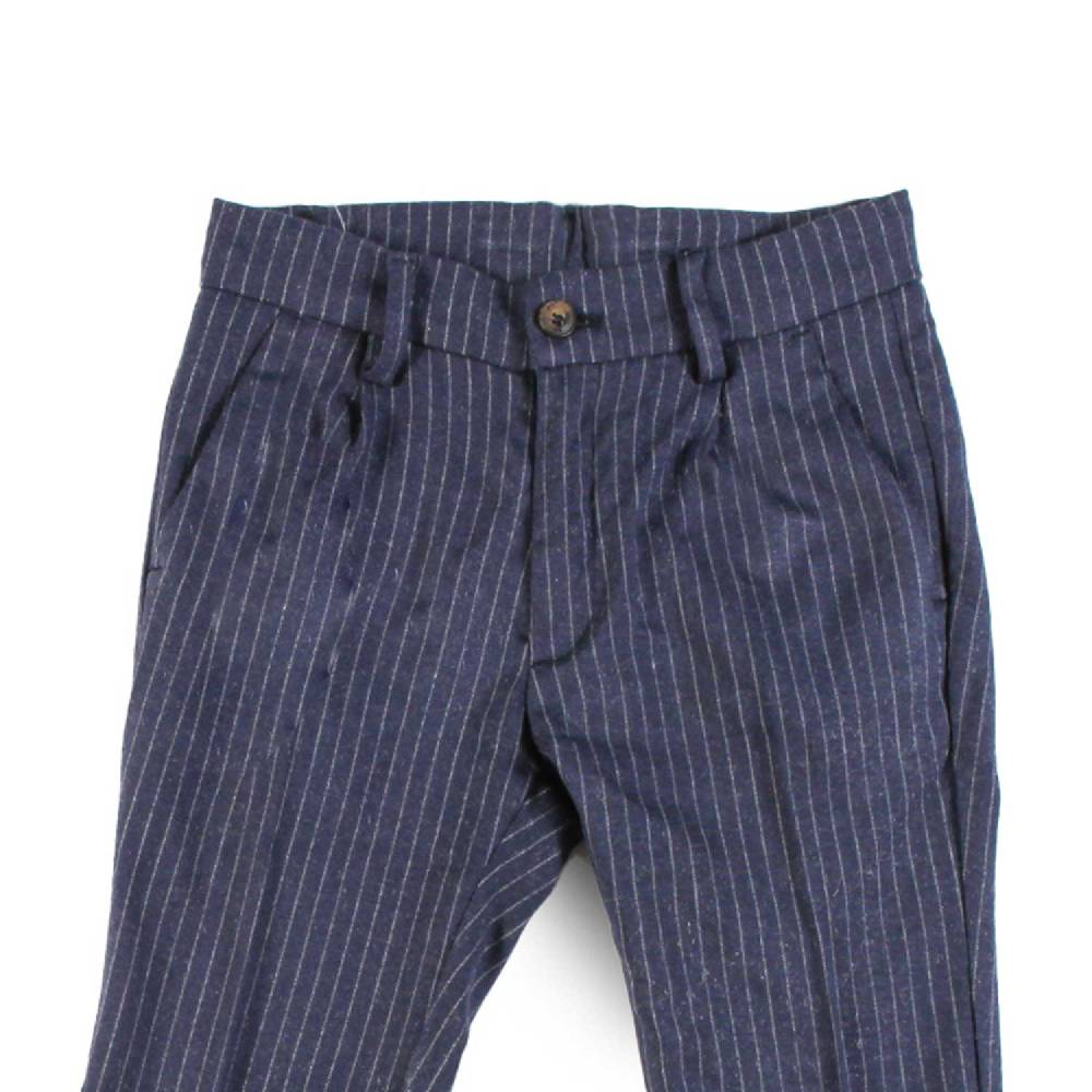 Nupkeet Pantalone Con Pinces In Gessato – Annone