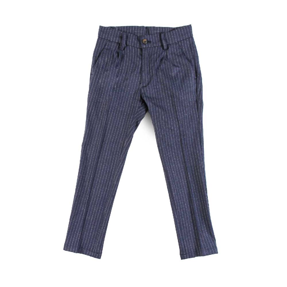 Nupkeet Pantalone con Pinces in Gessato – Annone