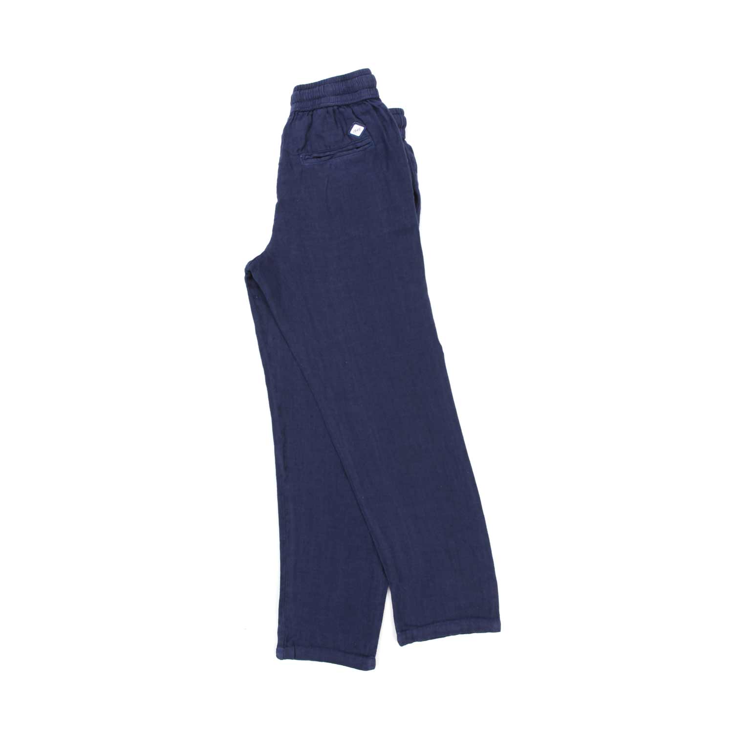 Nupkeet Pantalone Leyte Blu In Lino