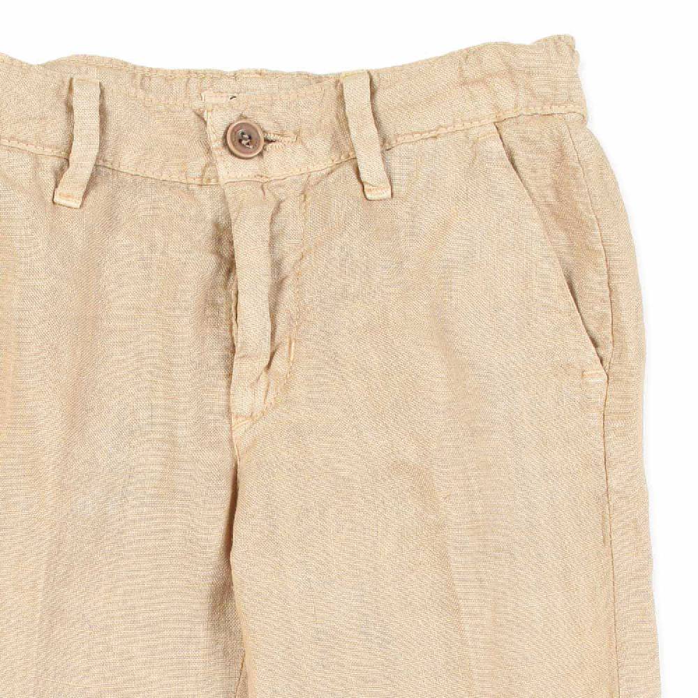 Nupkeet Pantalone Lino Beige Sabbia Bari