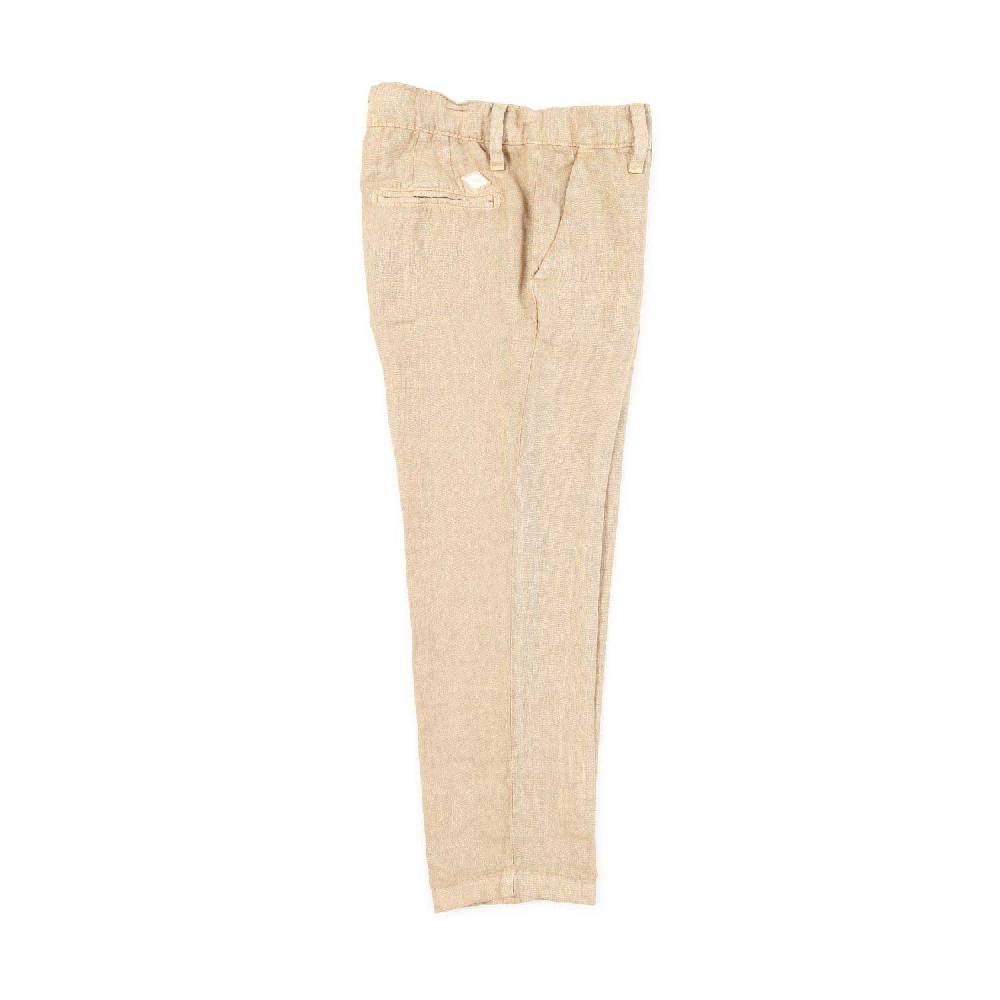 Nupkeet Pantalone Lino Beige Sabbia Bari