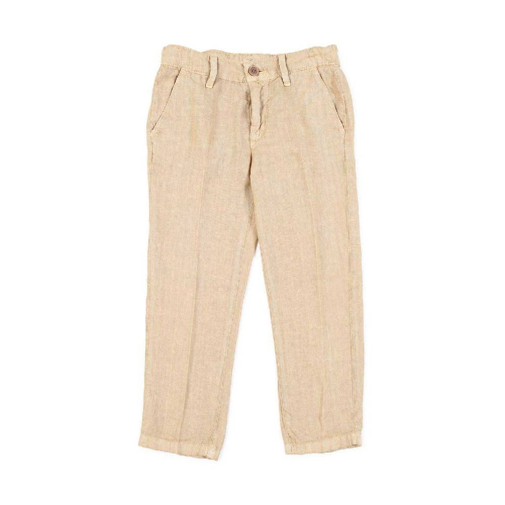 Nupkeet Pantalone lino beige sabbia Bari