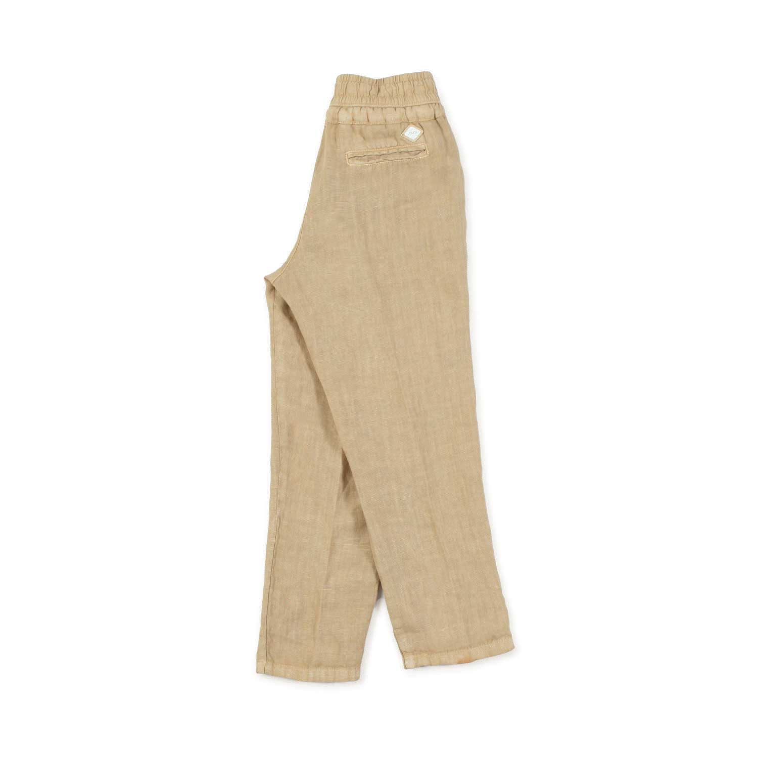 Nupkeet Pantalone Lino Beige Sabbia Milano