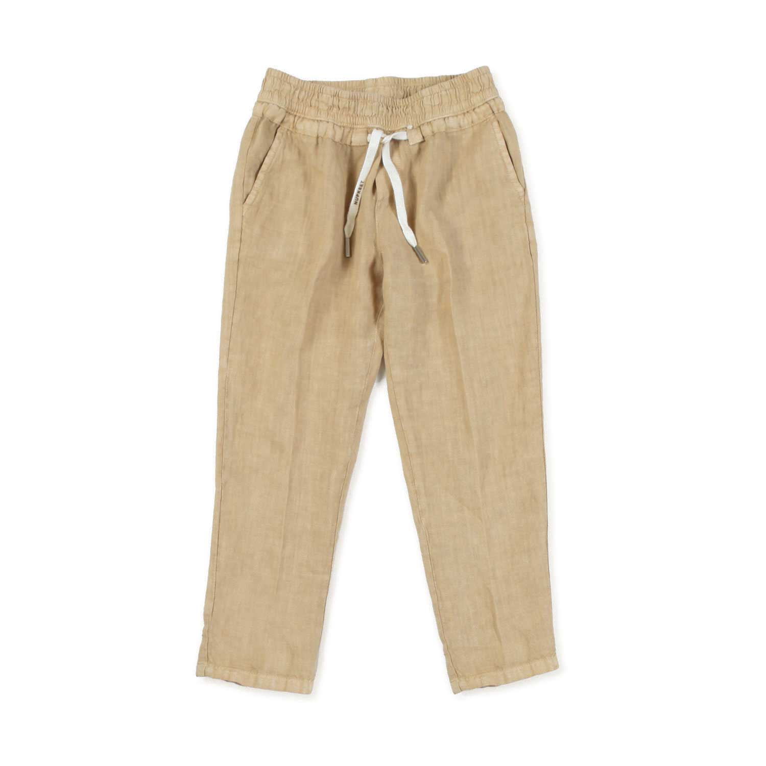 Nupkeet Pantalone lino beige sabbia Milano