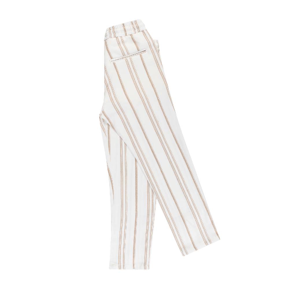 Nupkeet Pantalone Lungo Beige E Bianco – Occhiata