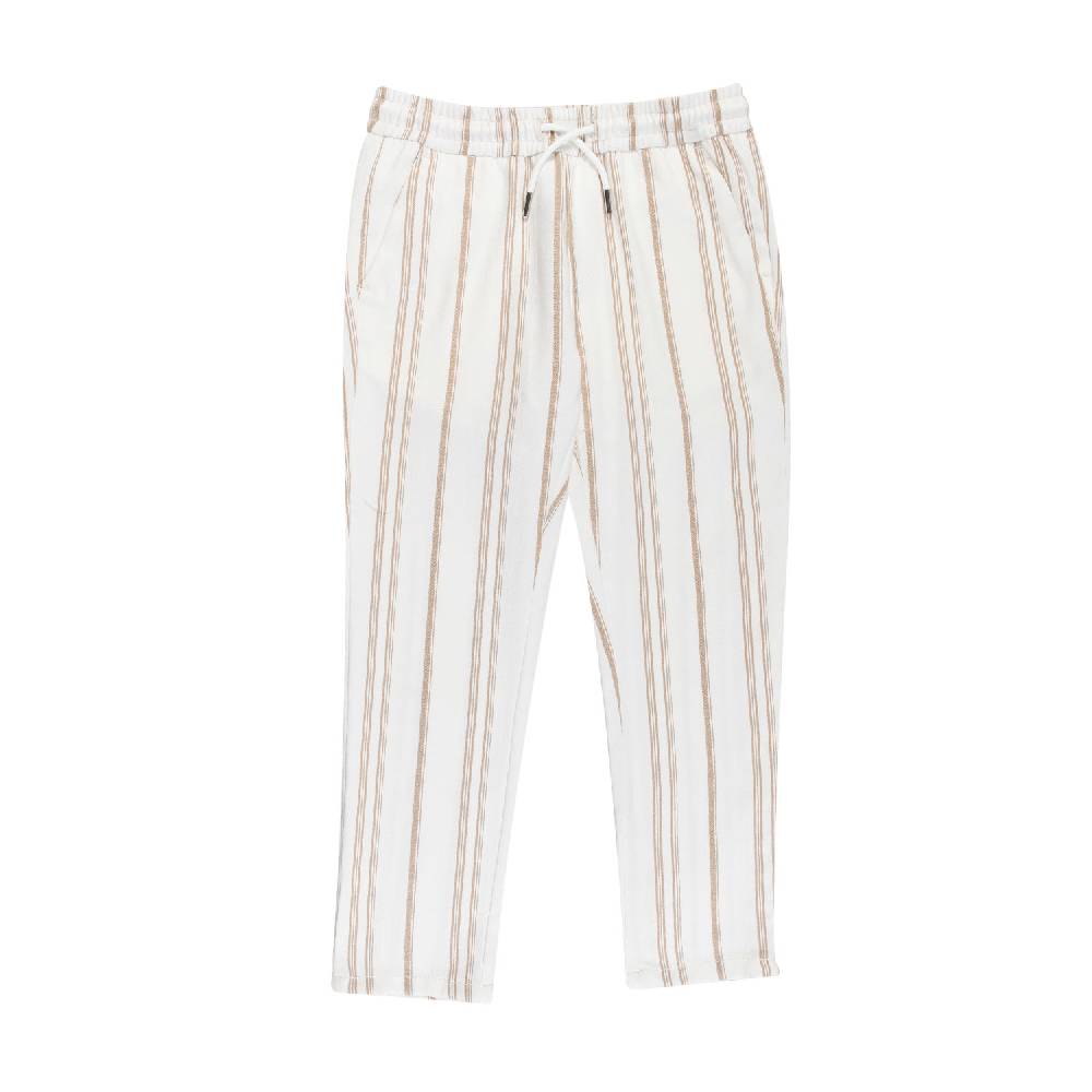 Nupkeet Pantalone Lungo Beige e Bianco – Occhiata