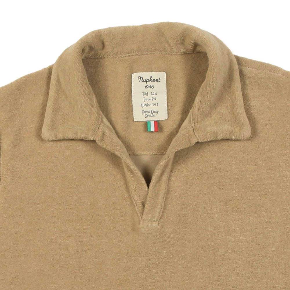 Nupkeet Polo Spugna Beige Sabbia Cesena