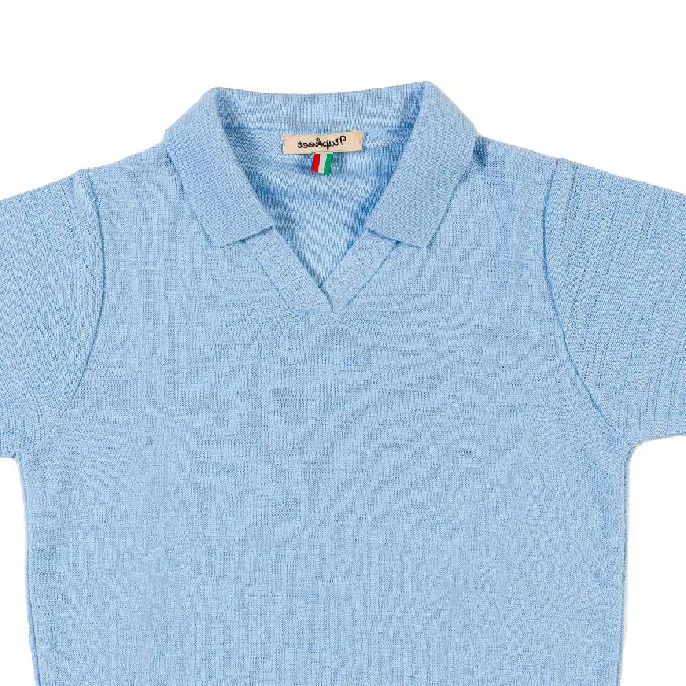 Nupkeet Polo Tricot Azzurro Cielo Taranto