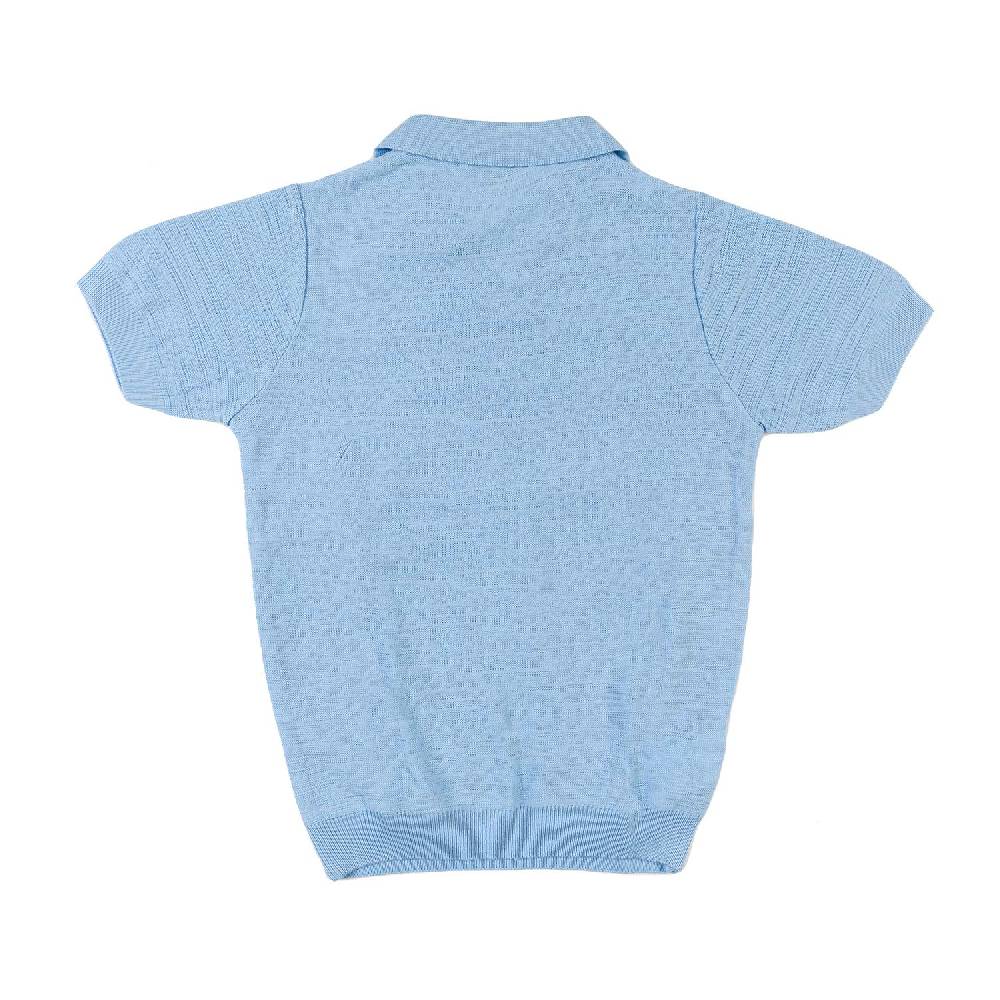 Nupkeet Polo Tricot Azzurro Cielo Taranto