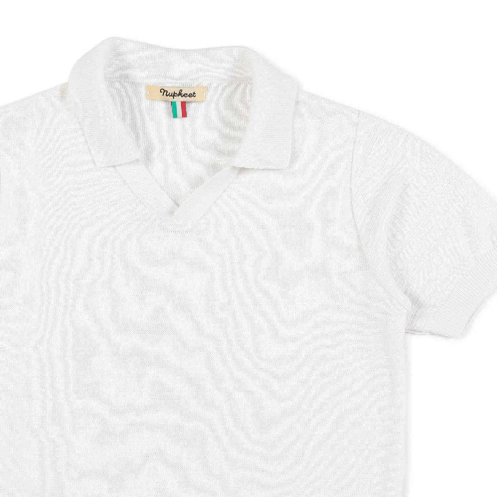 Nupkeet Polo Tricot Bianca Taranto