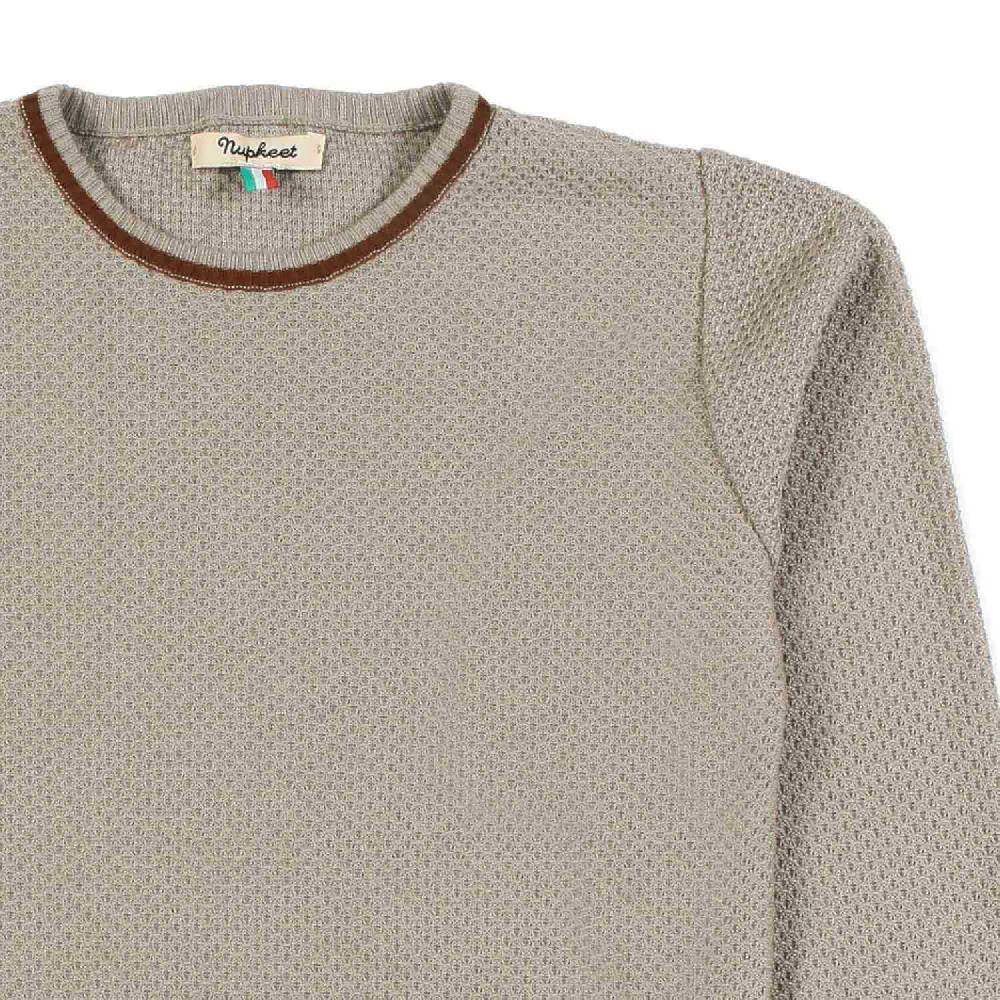 Nupkeet Pullover Beige Sabbia E Cacao Lecce
