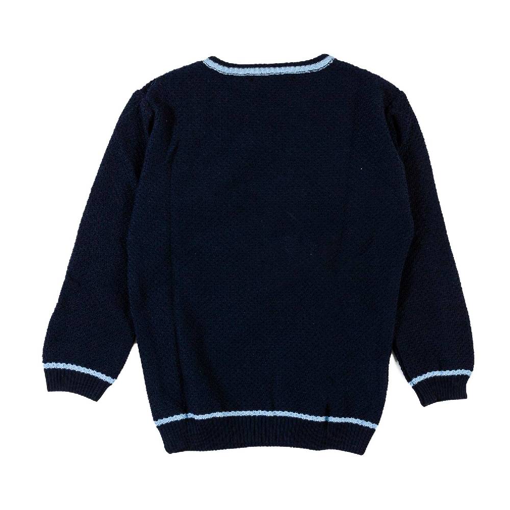 Nupkeet Pullover Blu Navy E Celeste Lecce