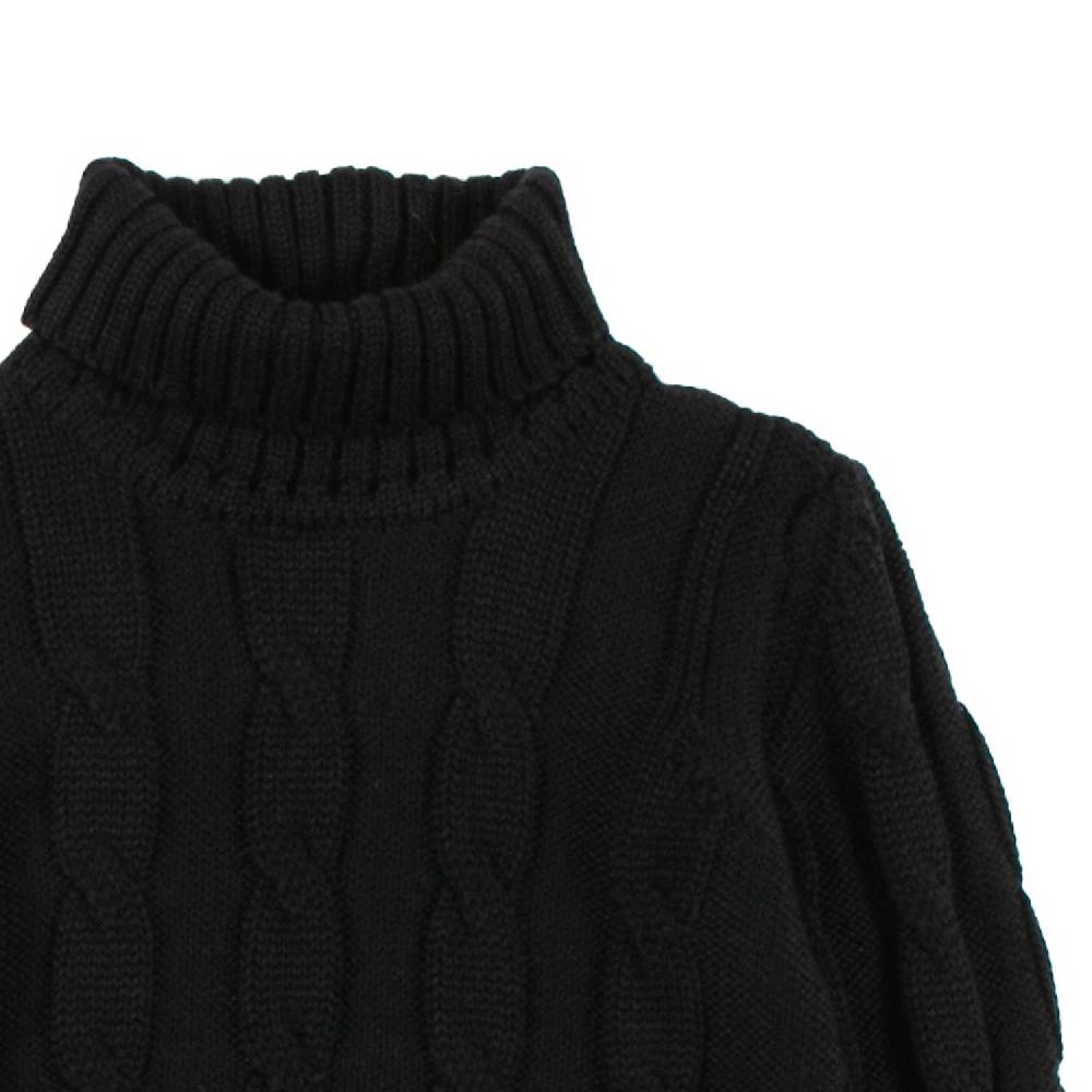 Nupkeet Pullover Collo Alto Nero – Furore
