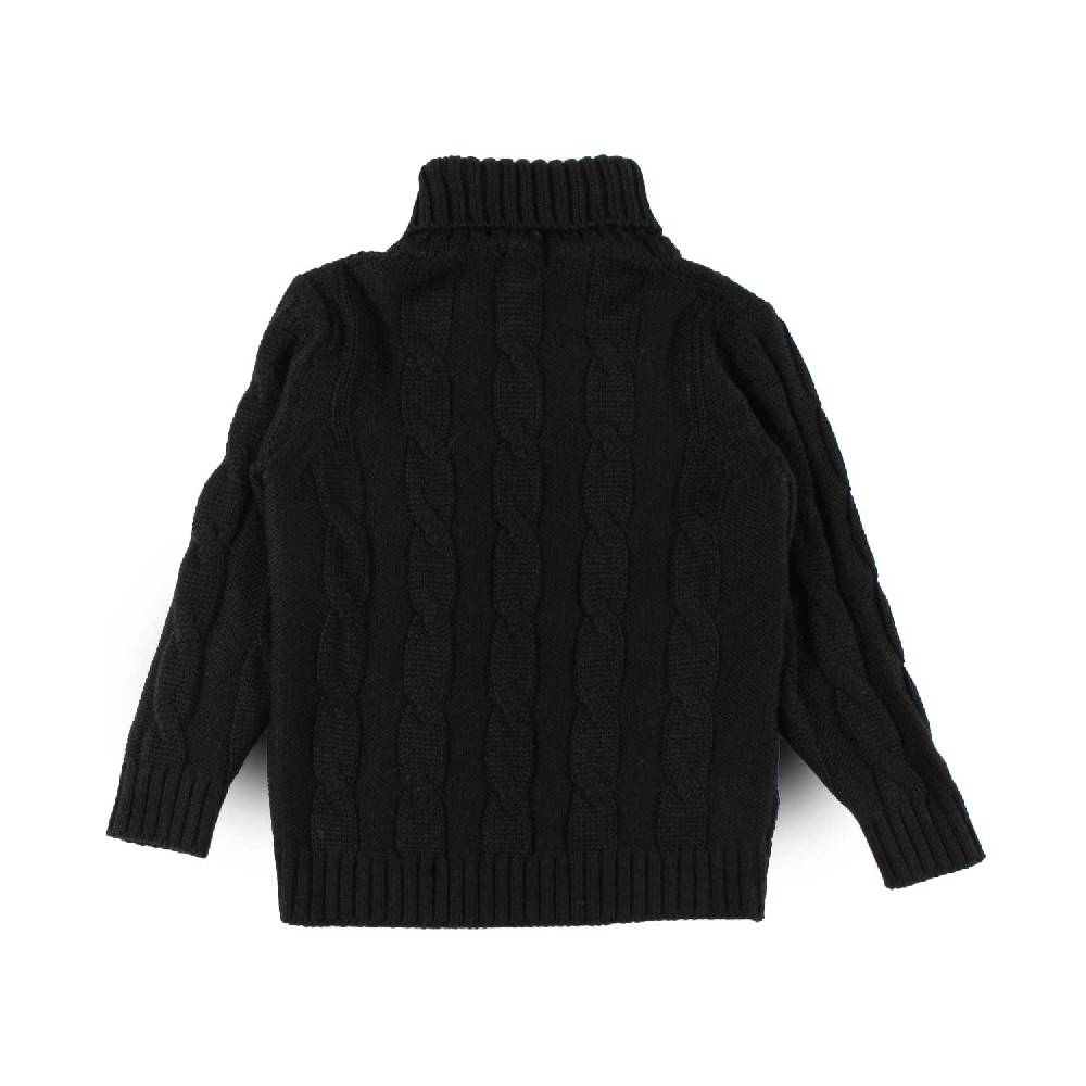 Nupkeet Pullover Collo Alto Nero – Furore