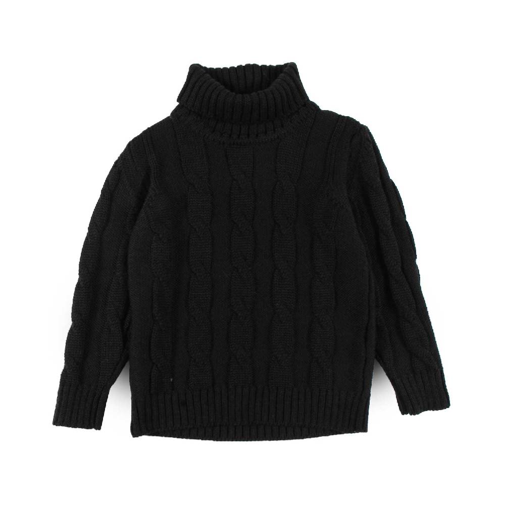 Nupkeet Pullover Collo Alto Nero – Furore