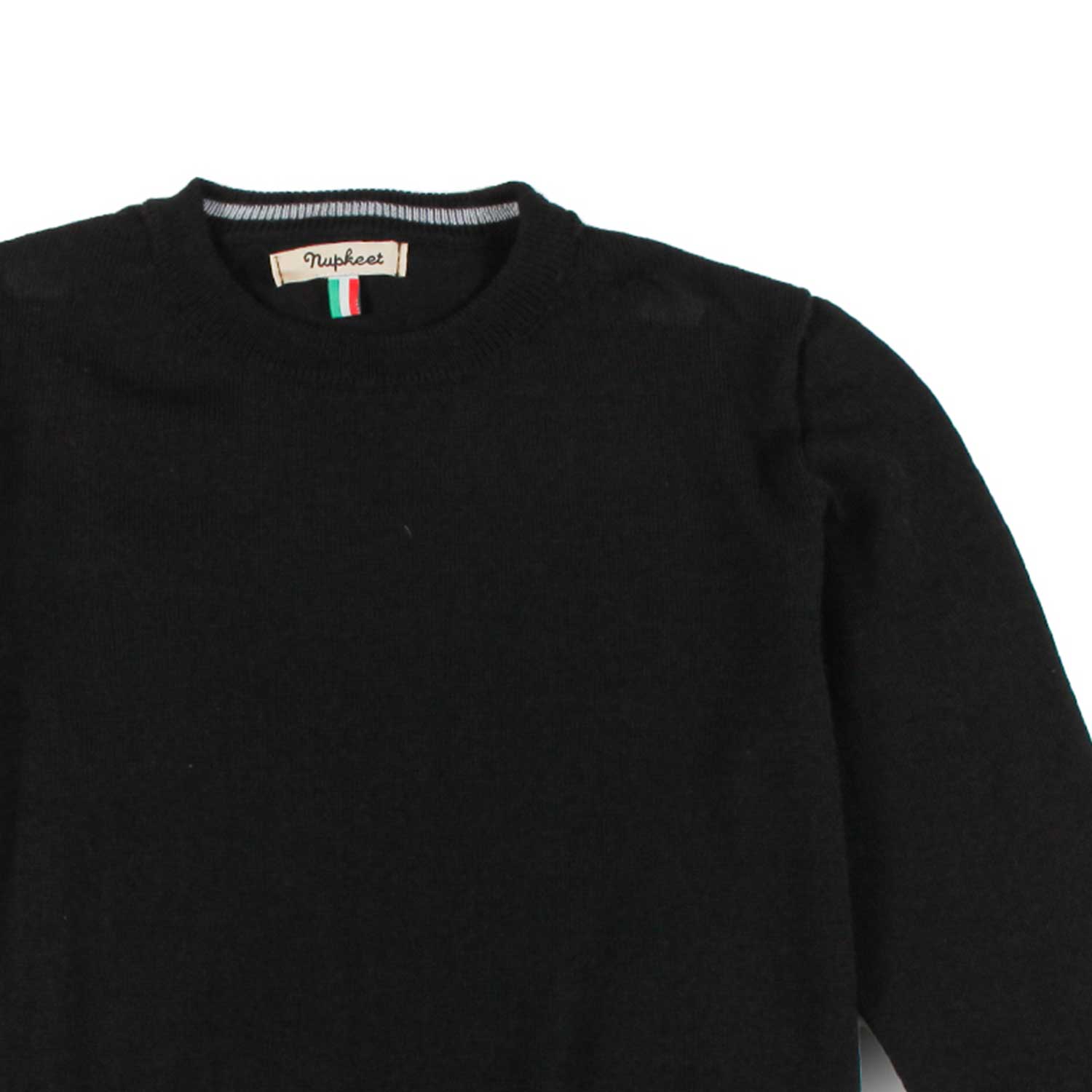 Nupkeet Pullover Girocollo Nero – Lentini