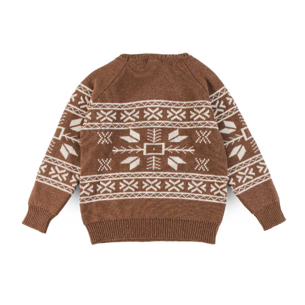 Nupkeet Pullover Raglan Girocollo Cacao – Lesina