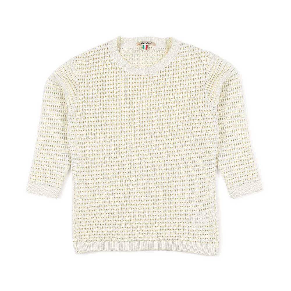 Nupkeet Pullover tricot bianco panna Pistoia