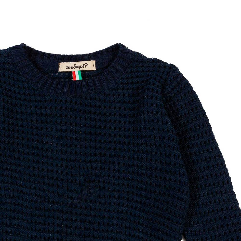 Nupkeet Pullover Tricot Blu Navy Pistoia
