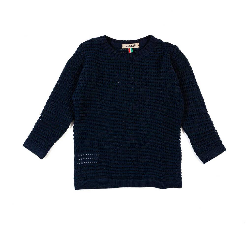 Nupkeet Pullover tricot blu navy Pistoia