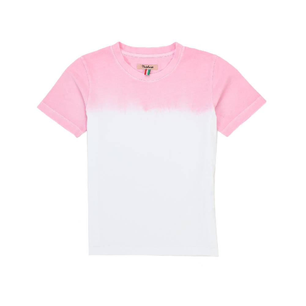 Nupkeet T-shirt Aruba bianca e peonia