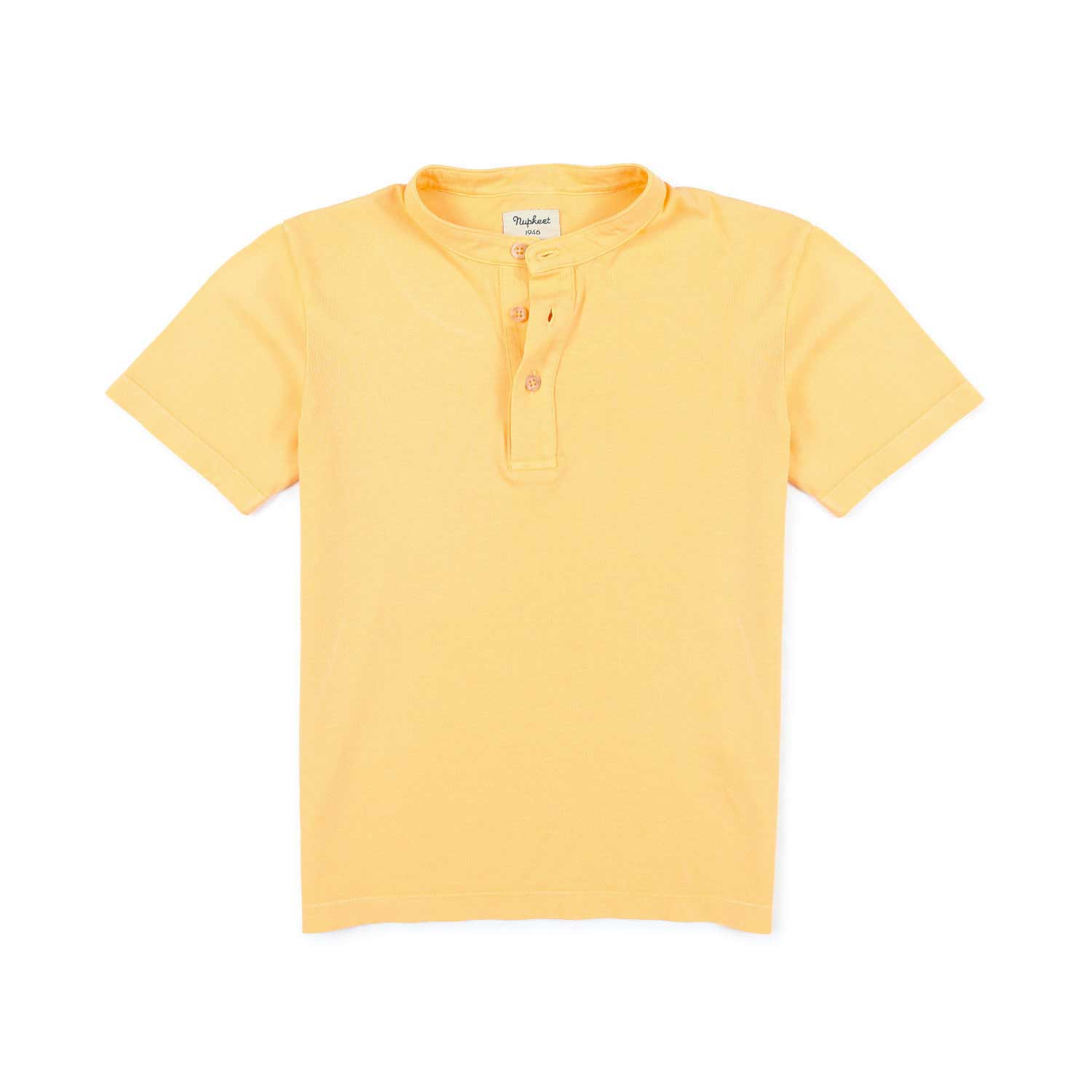 Nupkeet T-shirt serafino arancio zucca Brescia