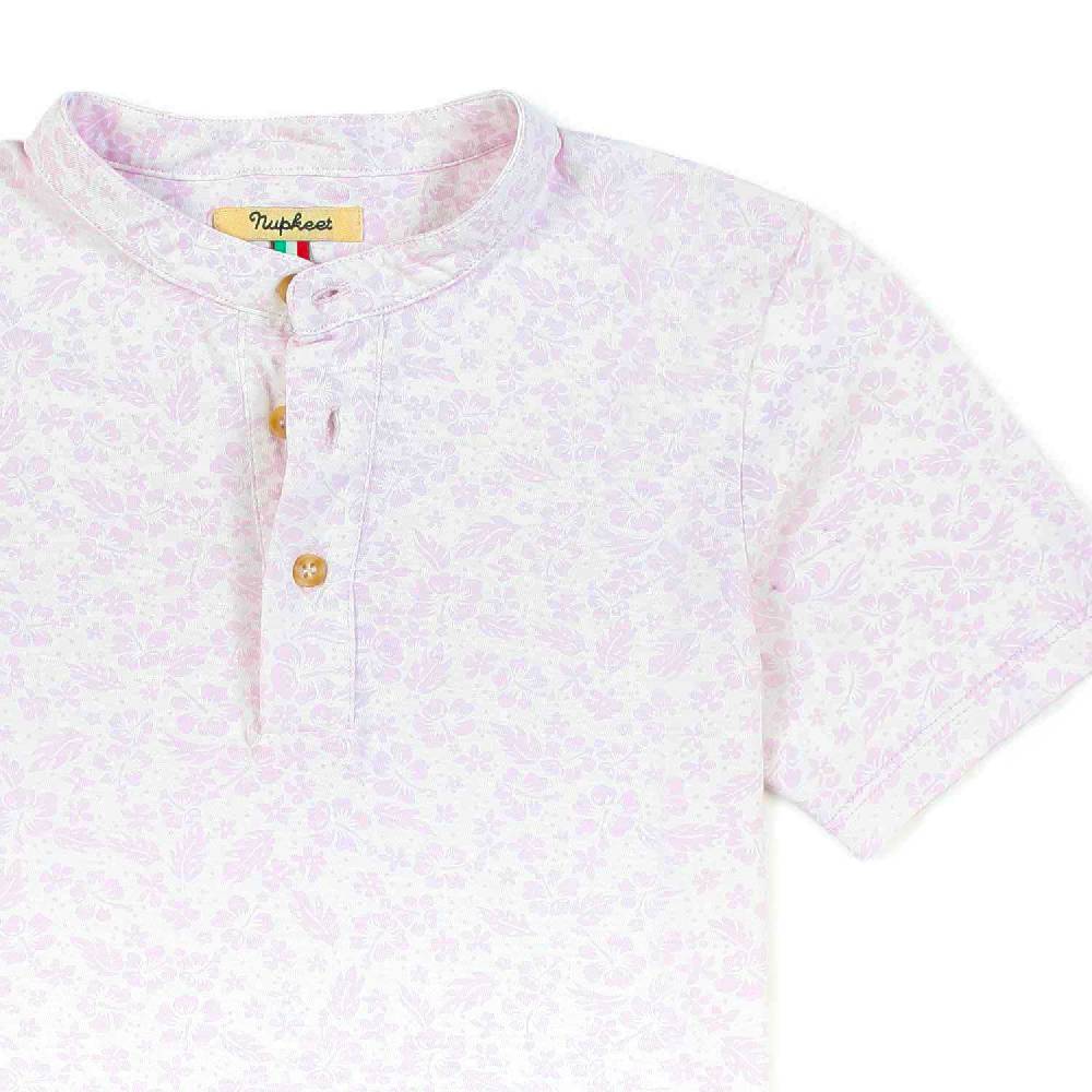 Nupkeet T-shirt Serafino Rosa Glicine Trieste