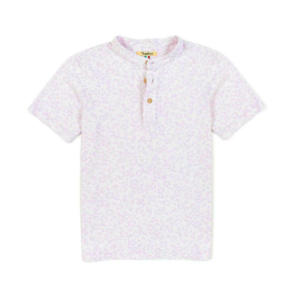 Nupkeet T-shirt serafino rosa glicine Trieste