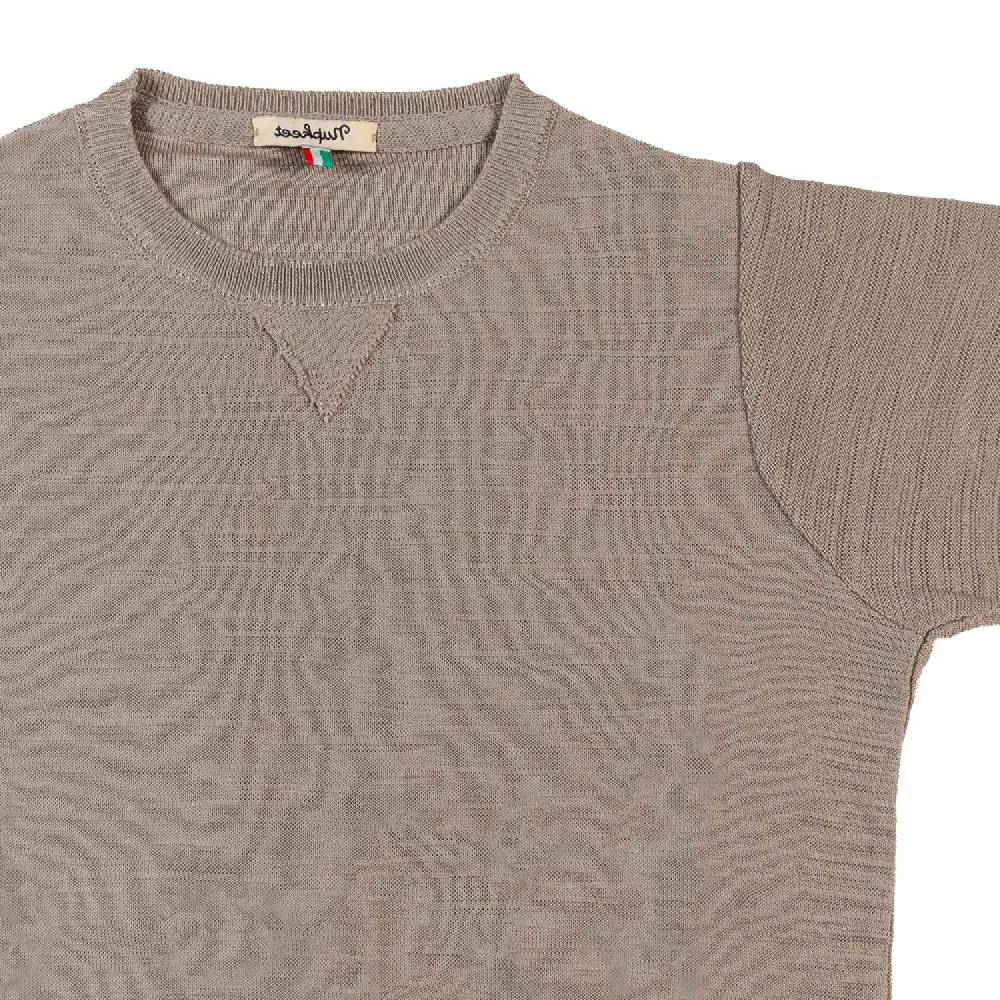 Nupkeet T-shirt Tricot Beige Sabbia Fano